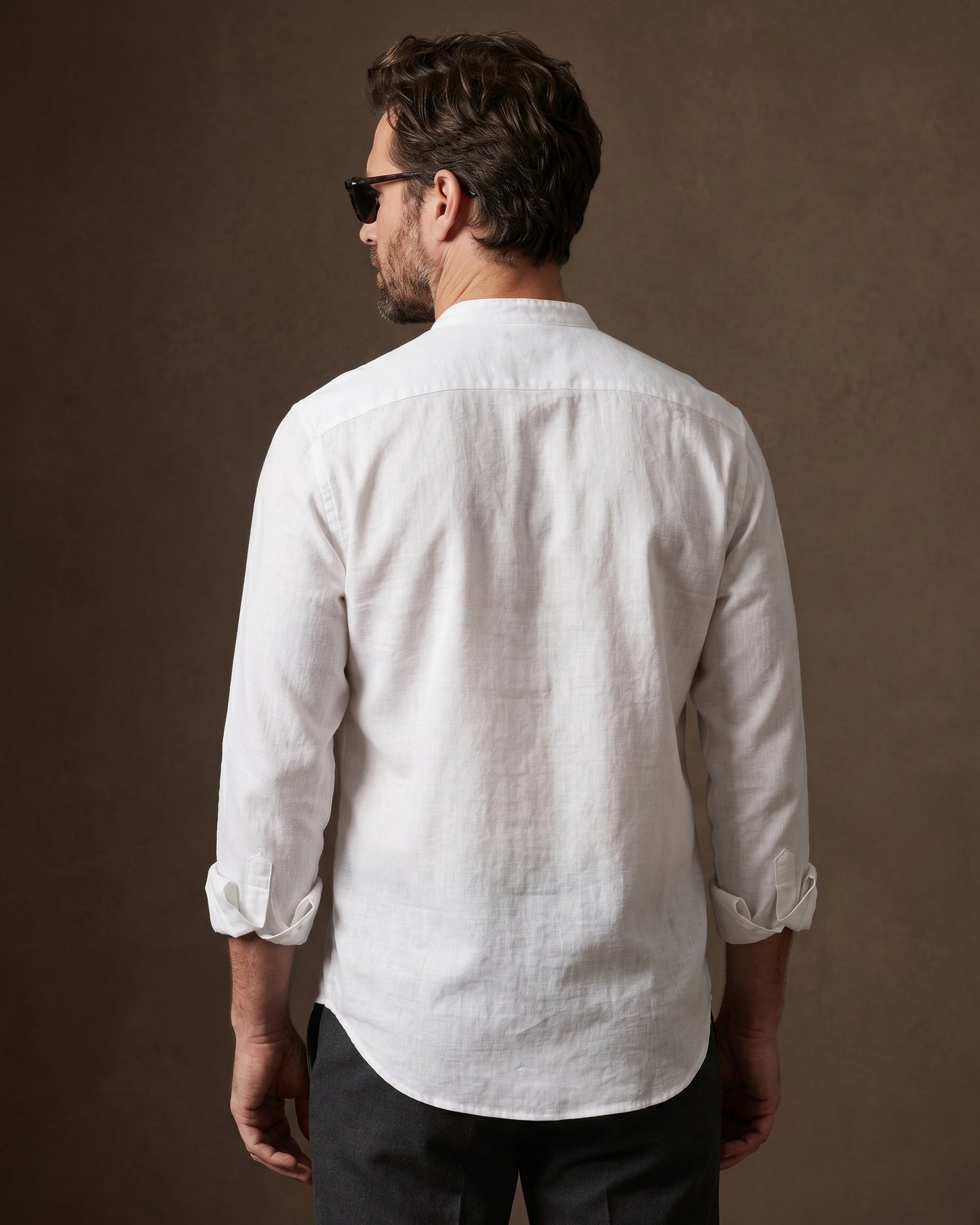 Vincenzo Cotton Linen Shirt