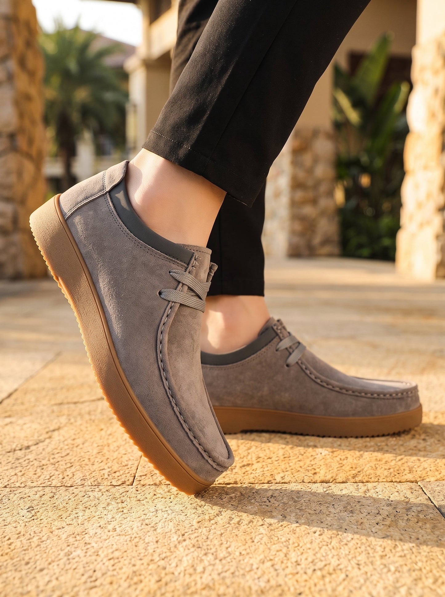 Loris Leather Moccasin Lace-Up
