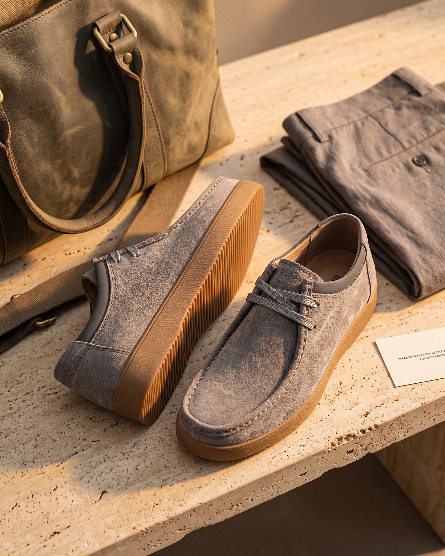 Loris Leather Moccasin Lace-Up