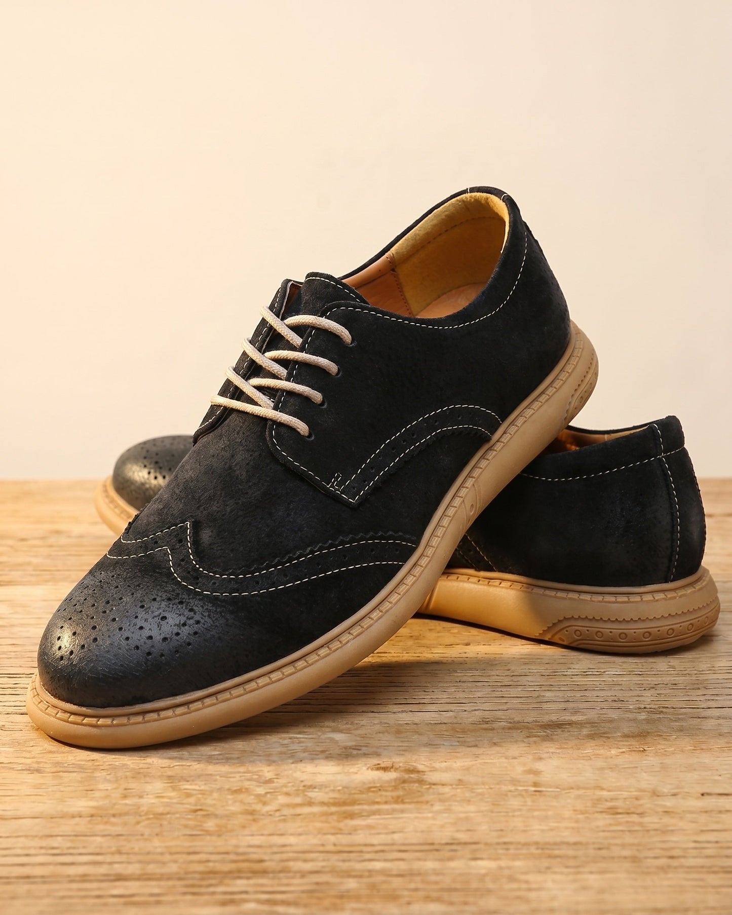 Raimondo Suede Brogue Oxford