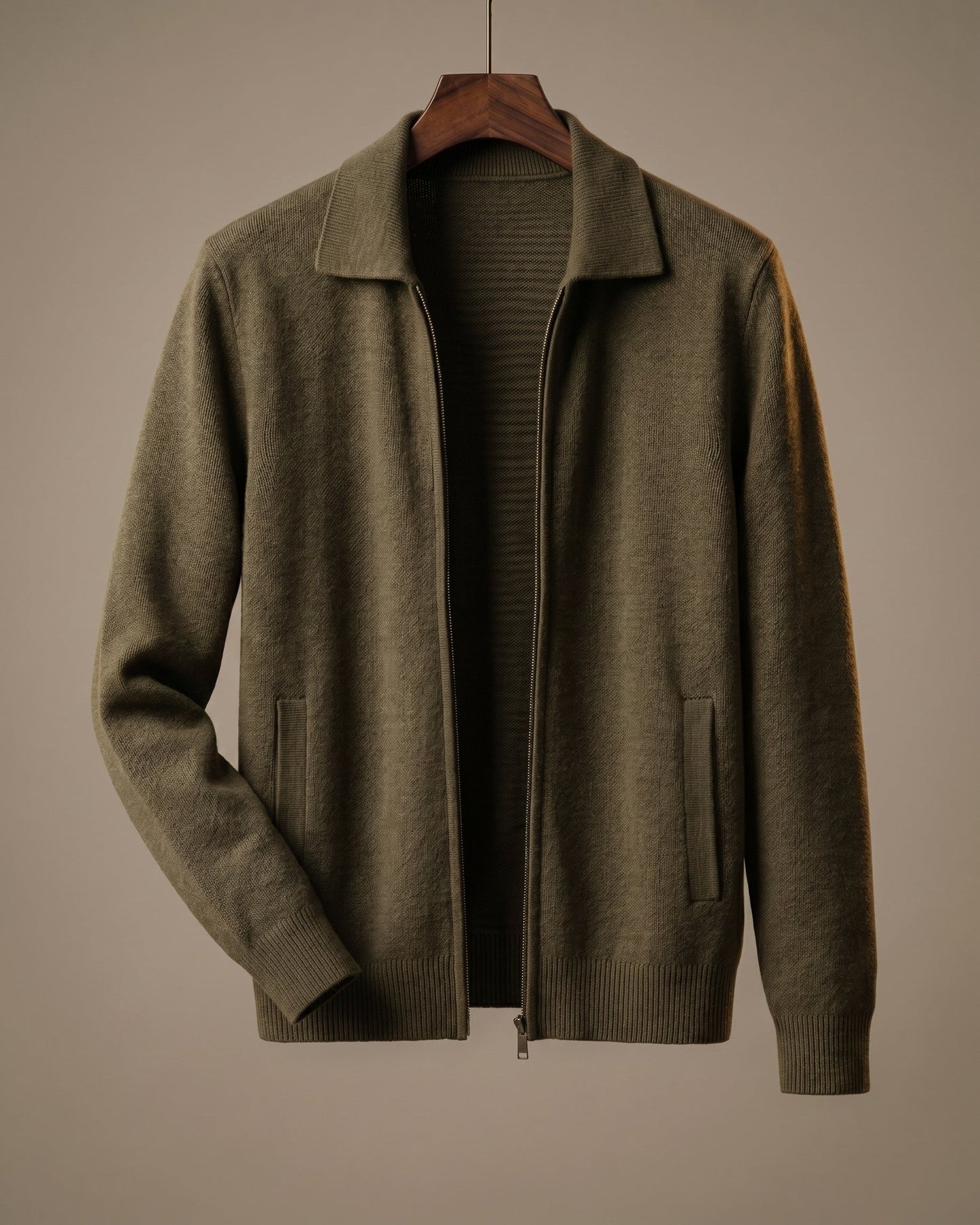 Rodolfo Cashmere Zip-Through Jacket