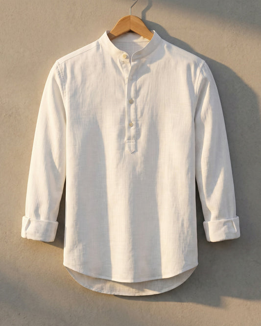 Vincenzo Cotton Linen Shirt