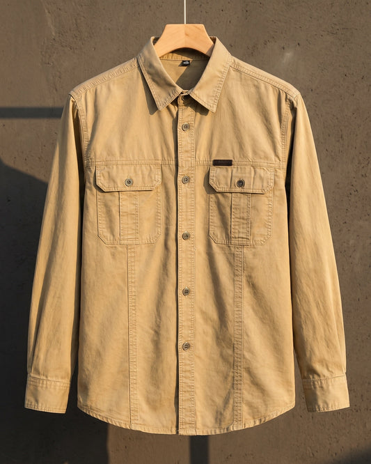 Mauro Cotton Utility Shirt