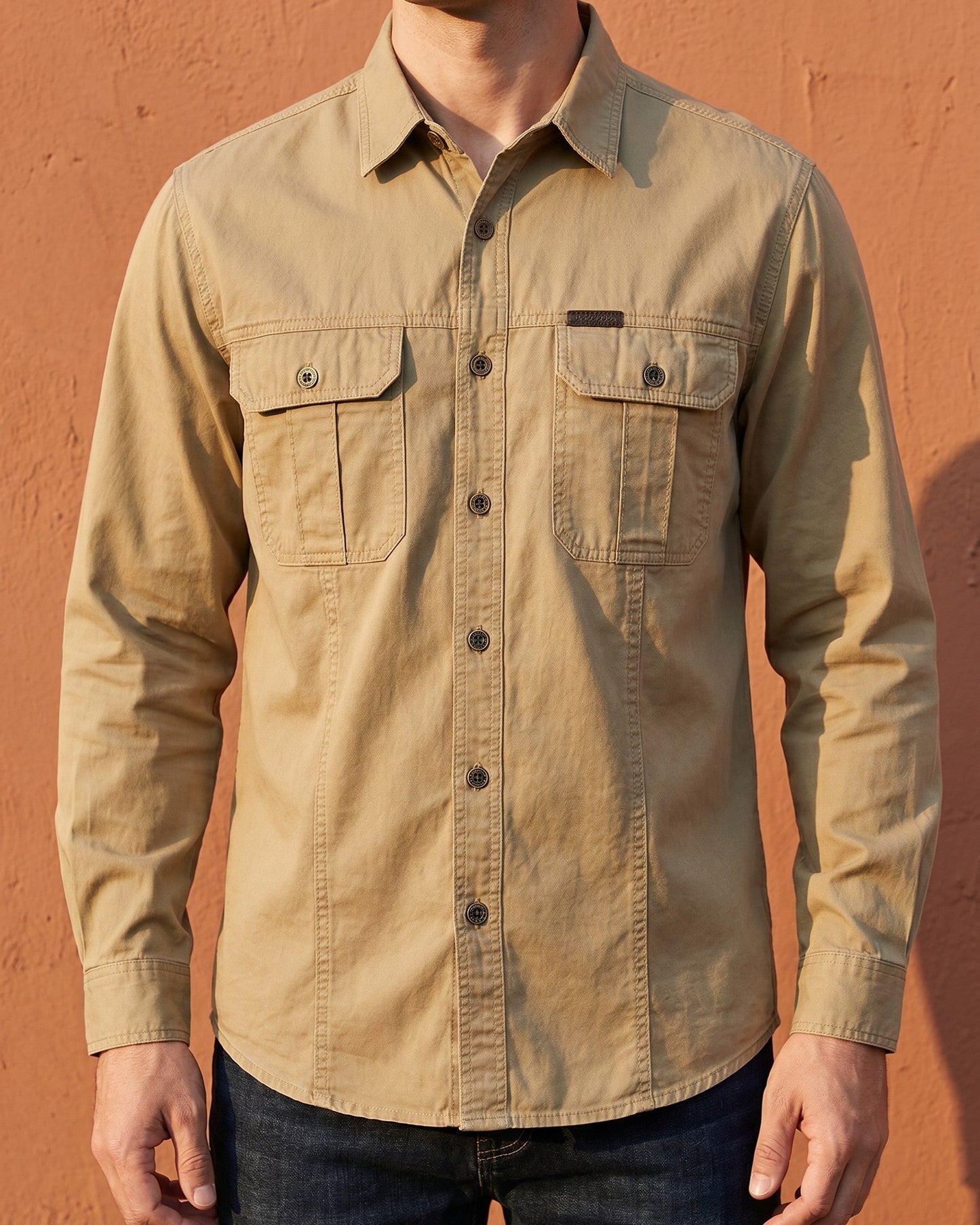Mauro Cotton Utility Shirt