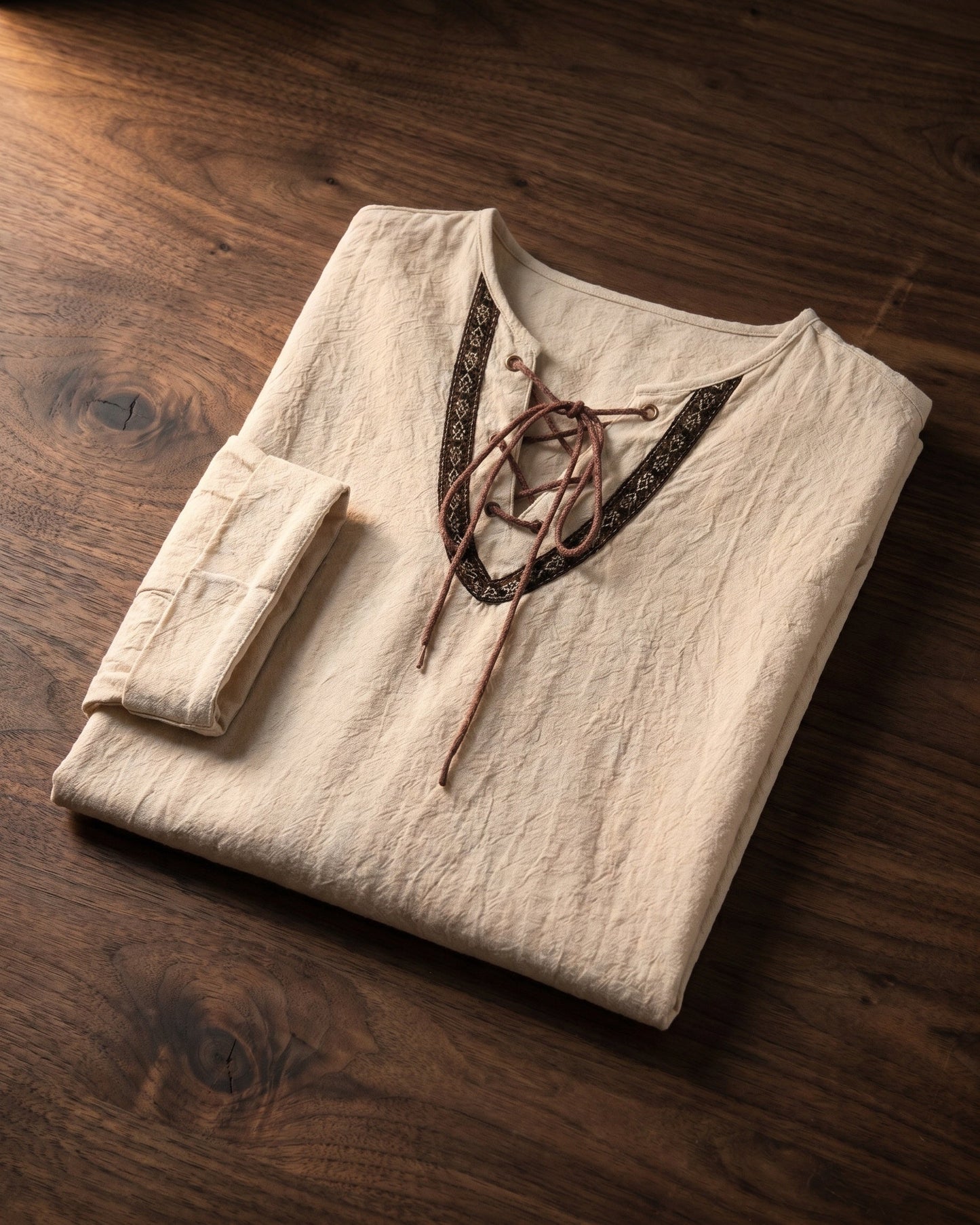 Vicente Cotton Blend Linen Shirt