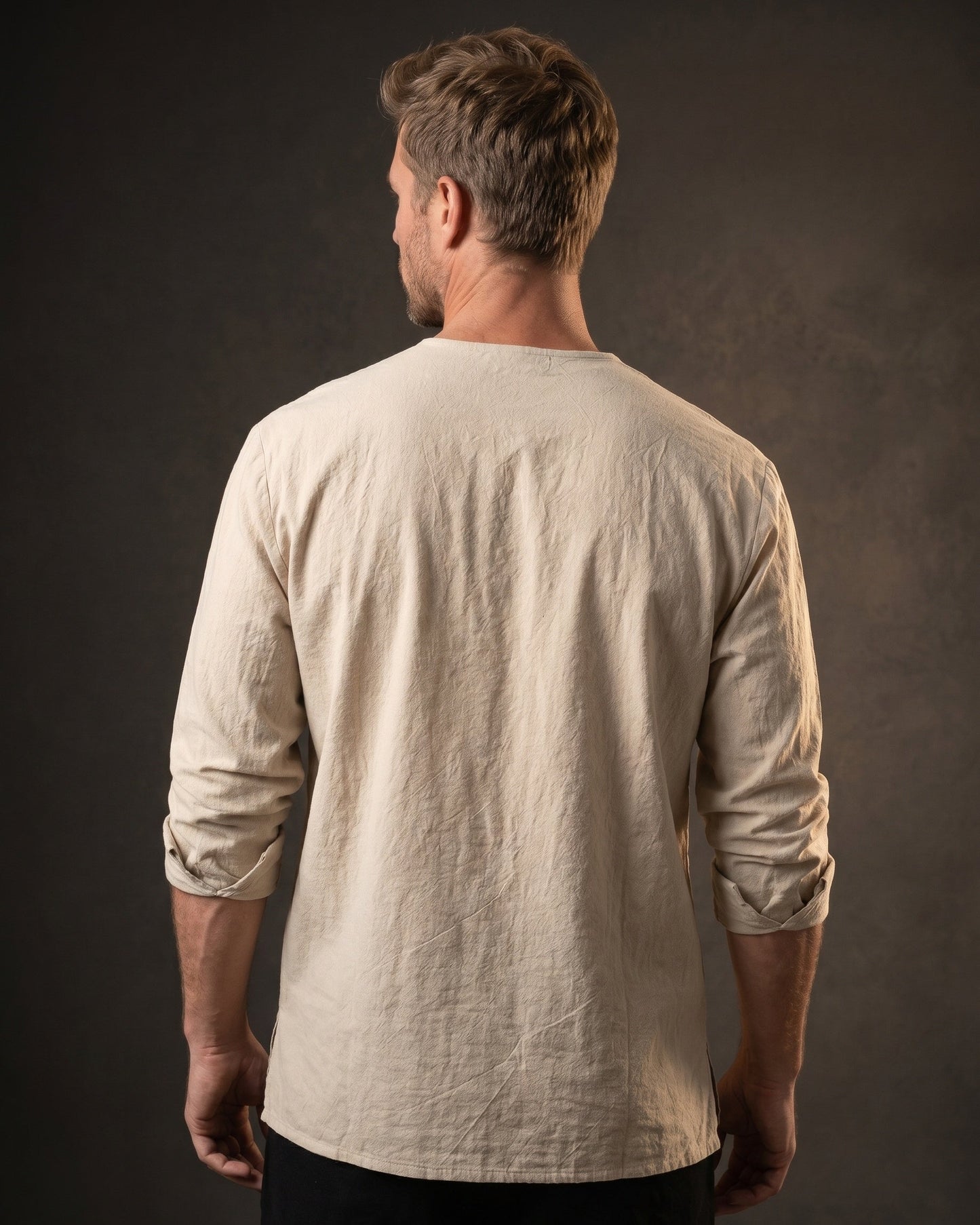 Vicente Cotton Blend Linen Shirt