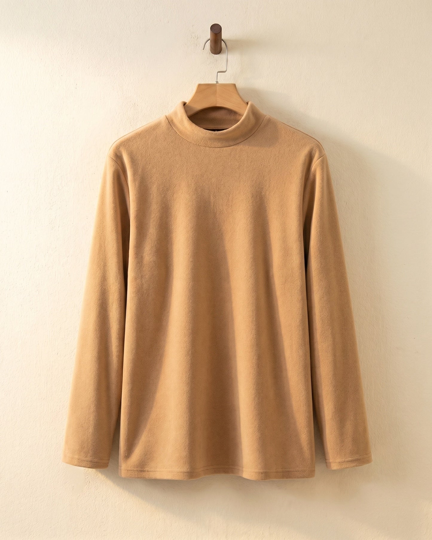 Cesar Mock Neck Long Sleeve Top