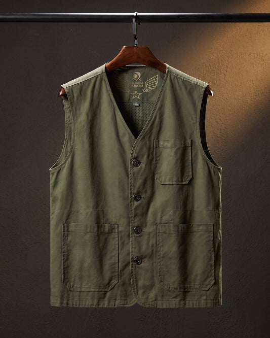 Severino Cotton Utility Vest