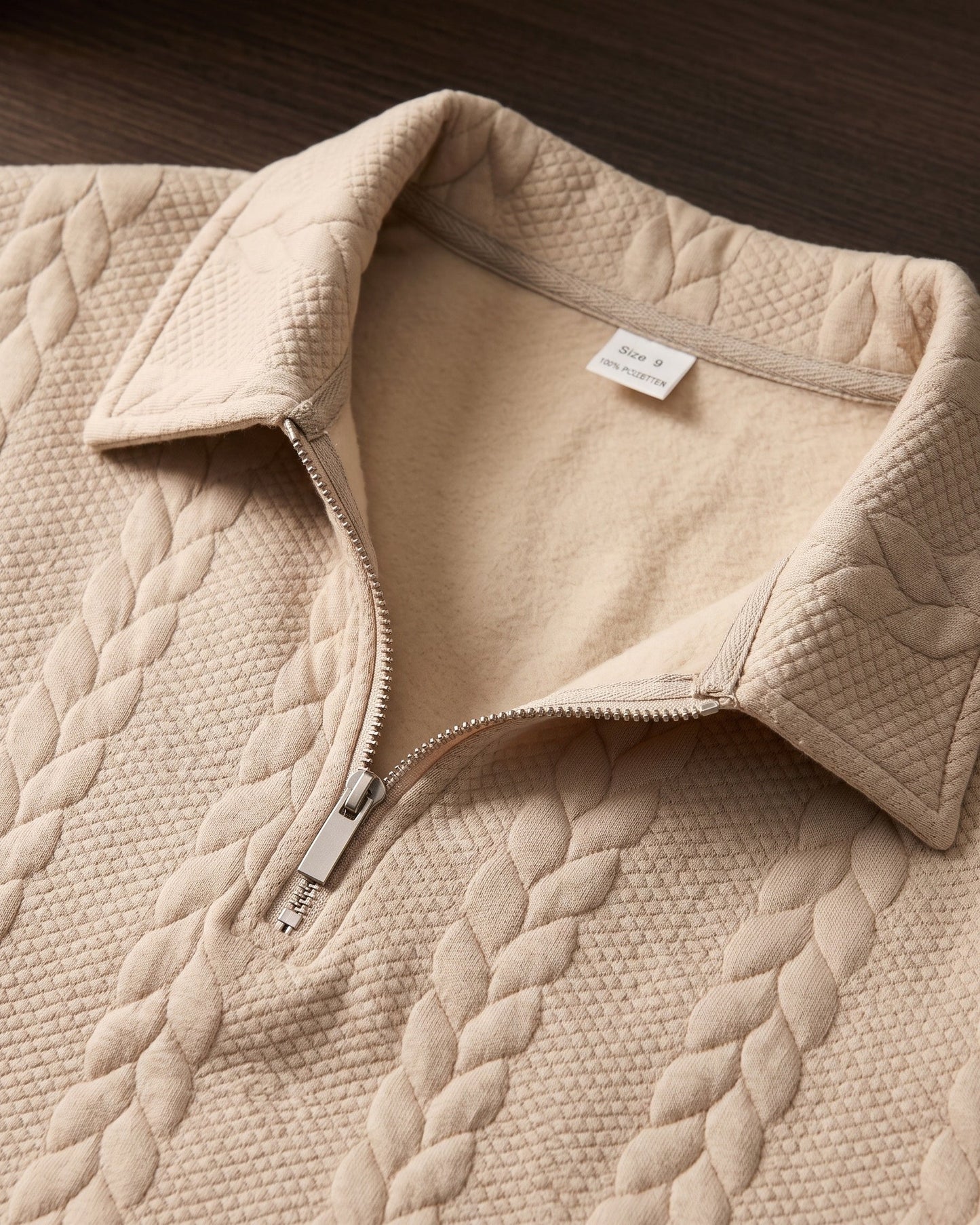 Rinaldo Cable-Jacquard Quarter-Zip