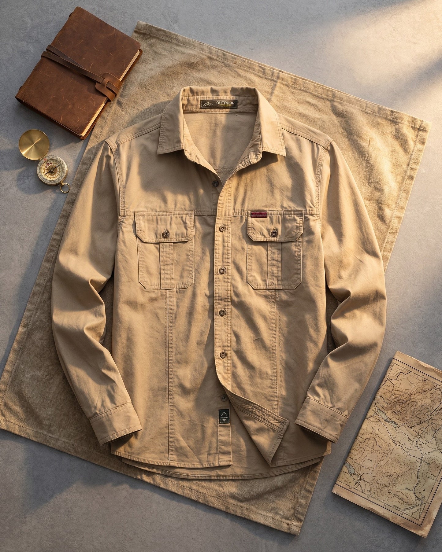 Sandro Cotton Utility Shirt