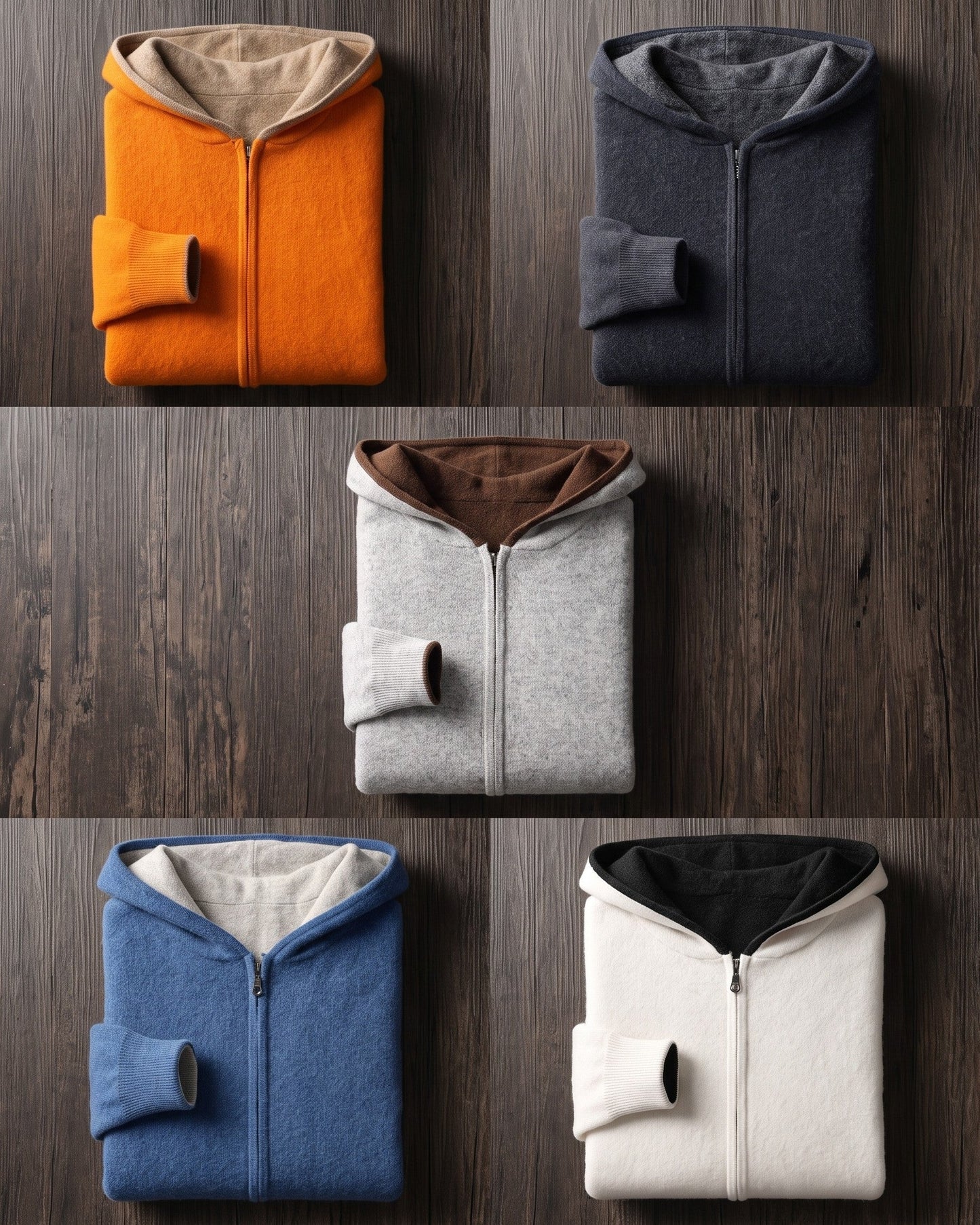 Romeo Cashmere Zip Hoodie