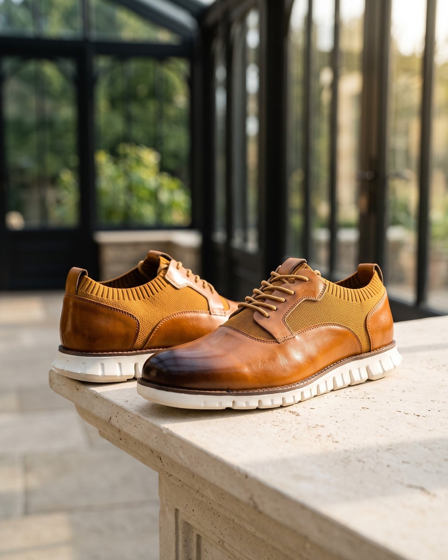 Emilio Faux Leather Hybrid Sneaker