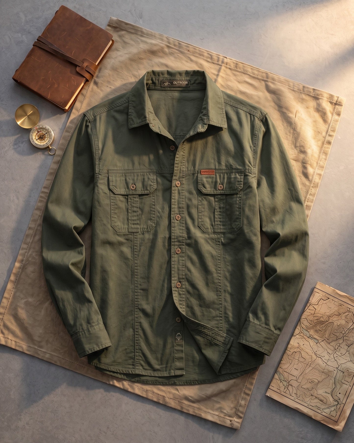 Sandro Cotton Utility Shirt