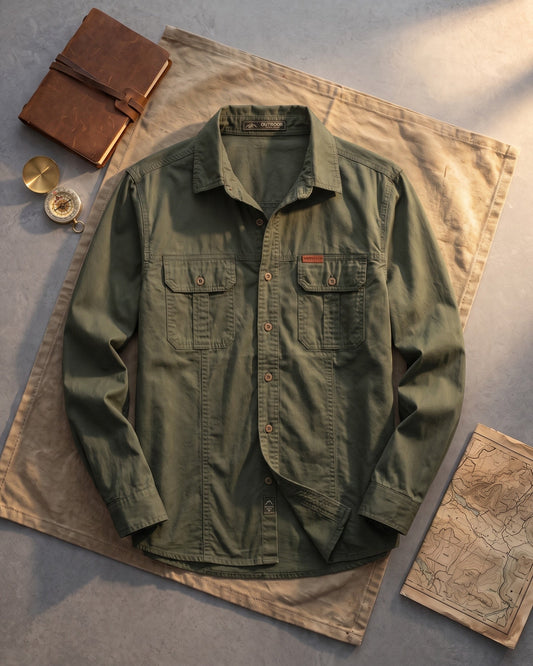 Sandro Cotton Utility Shirt