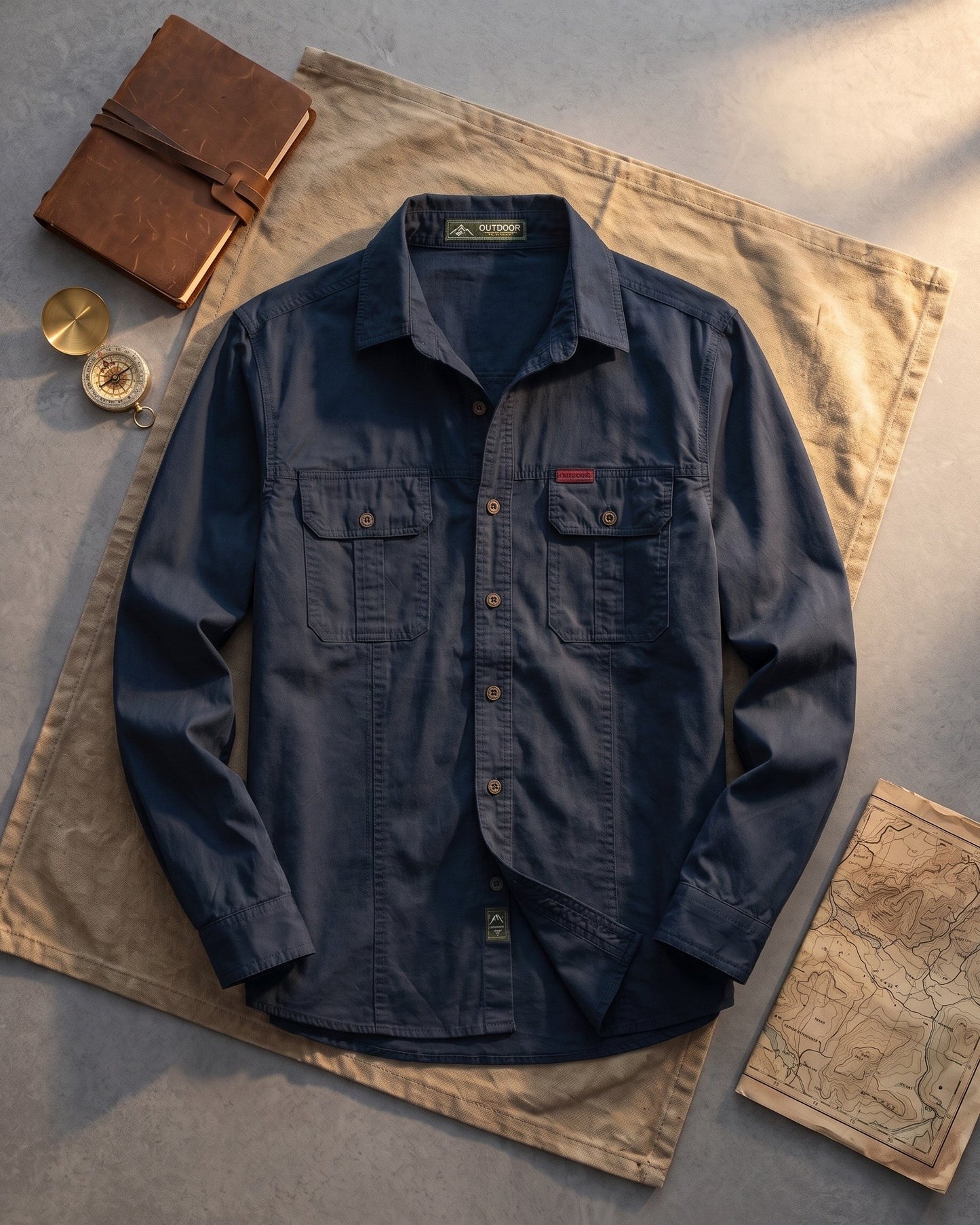 Sandro Cotton Utility Shirt