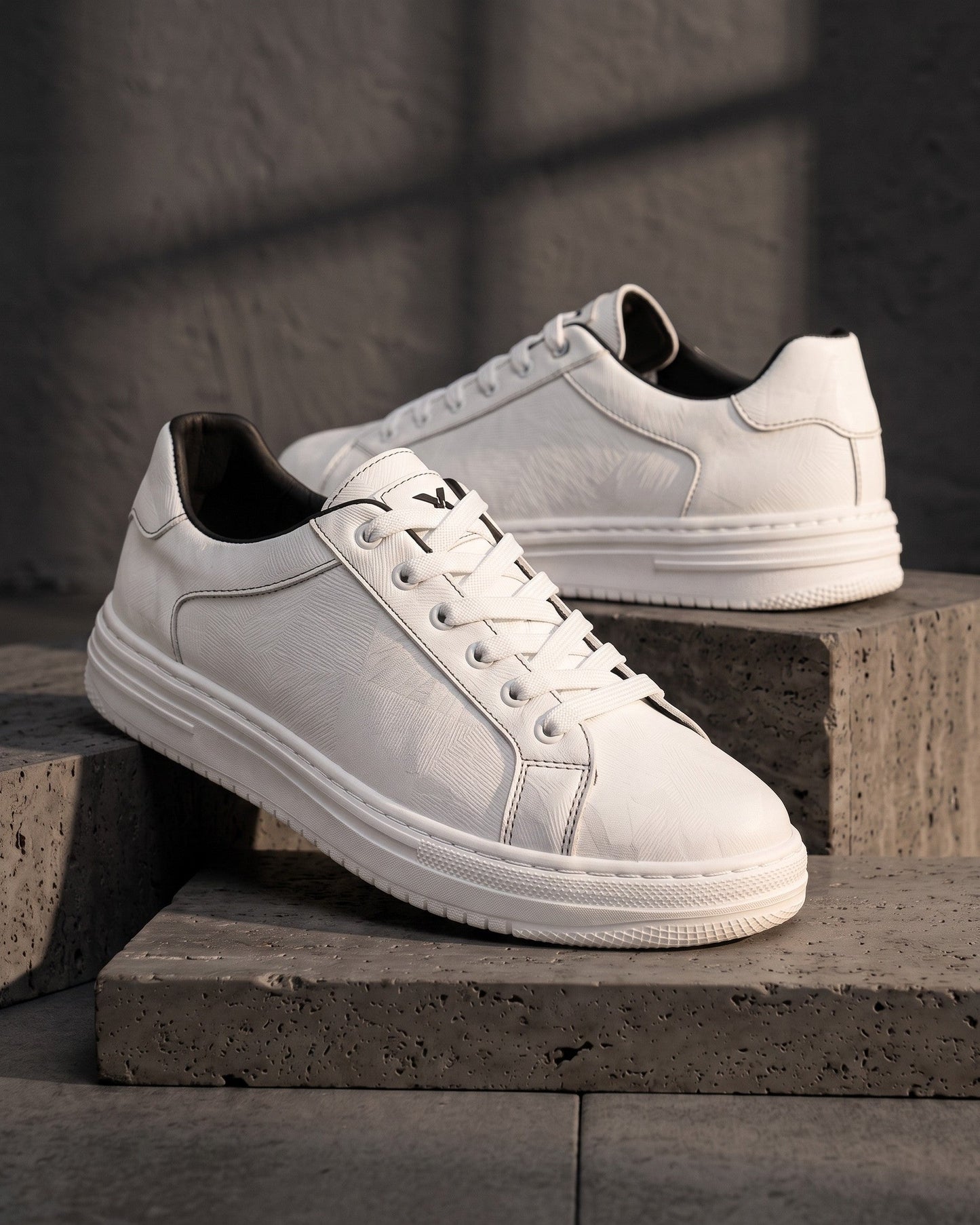 Michele Embossed Sneakers
