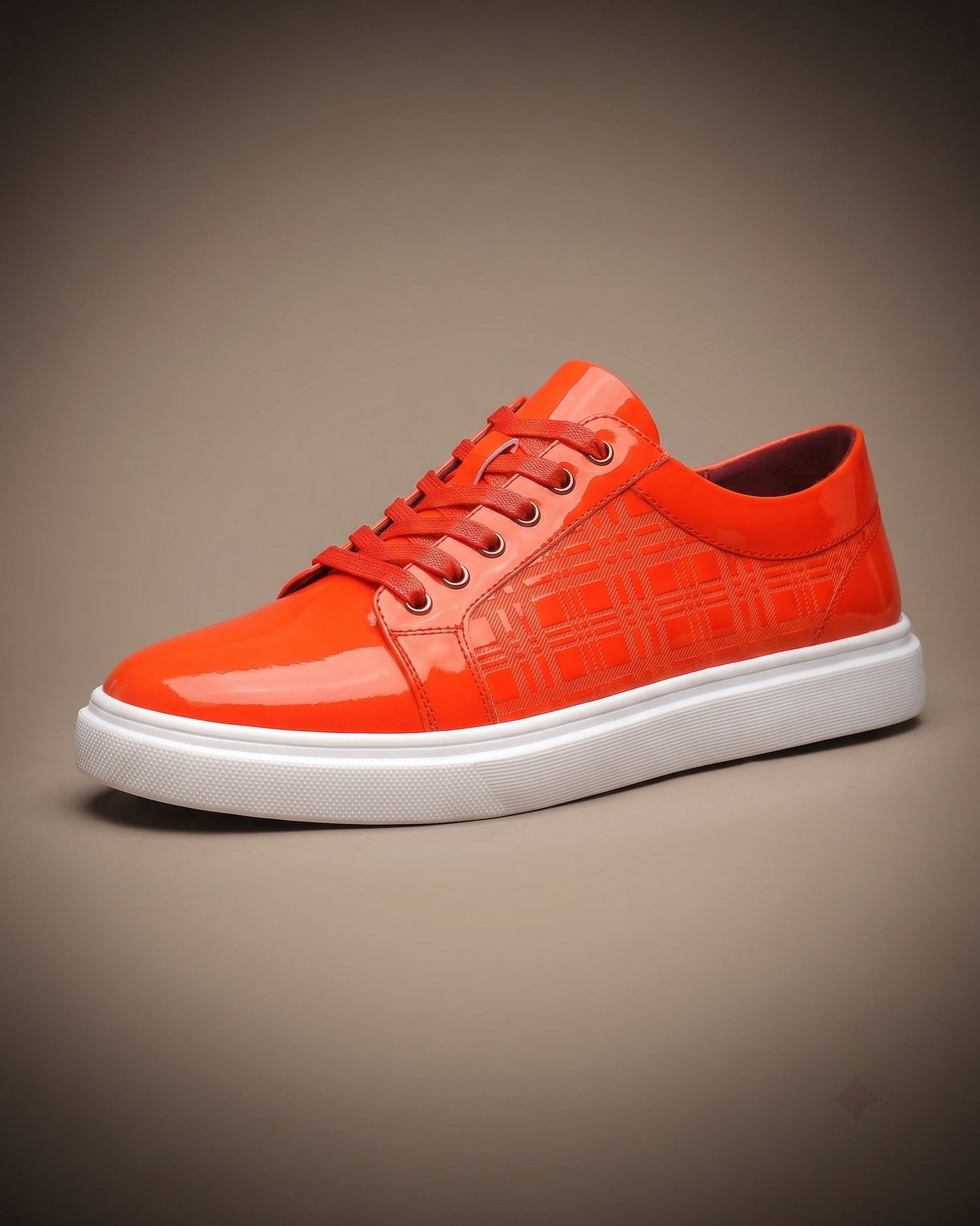 Marino Patent-Effect Sneakers