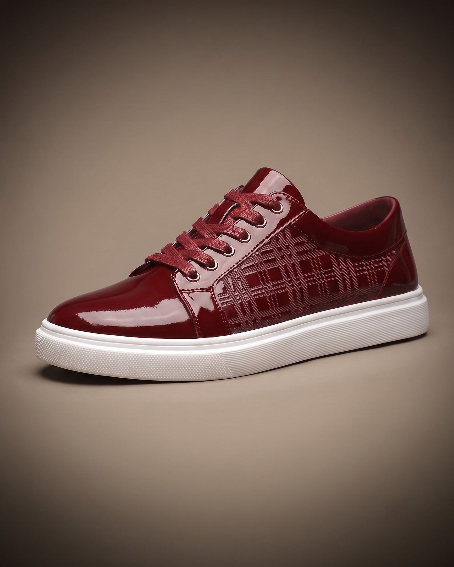 Marino Patent-Effect Sneakers