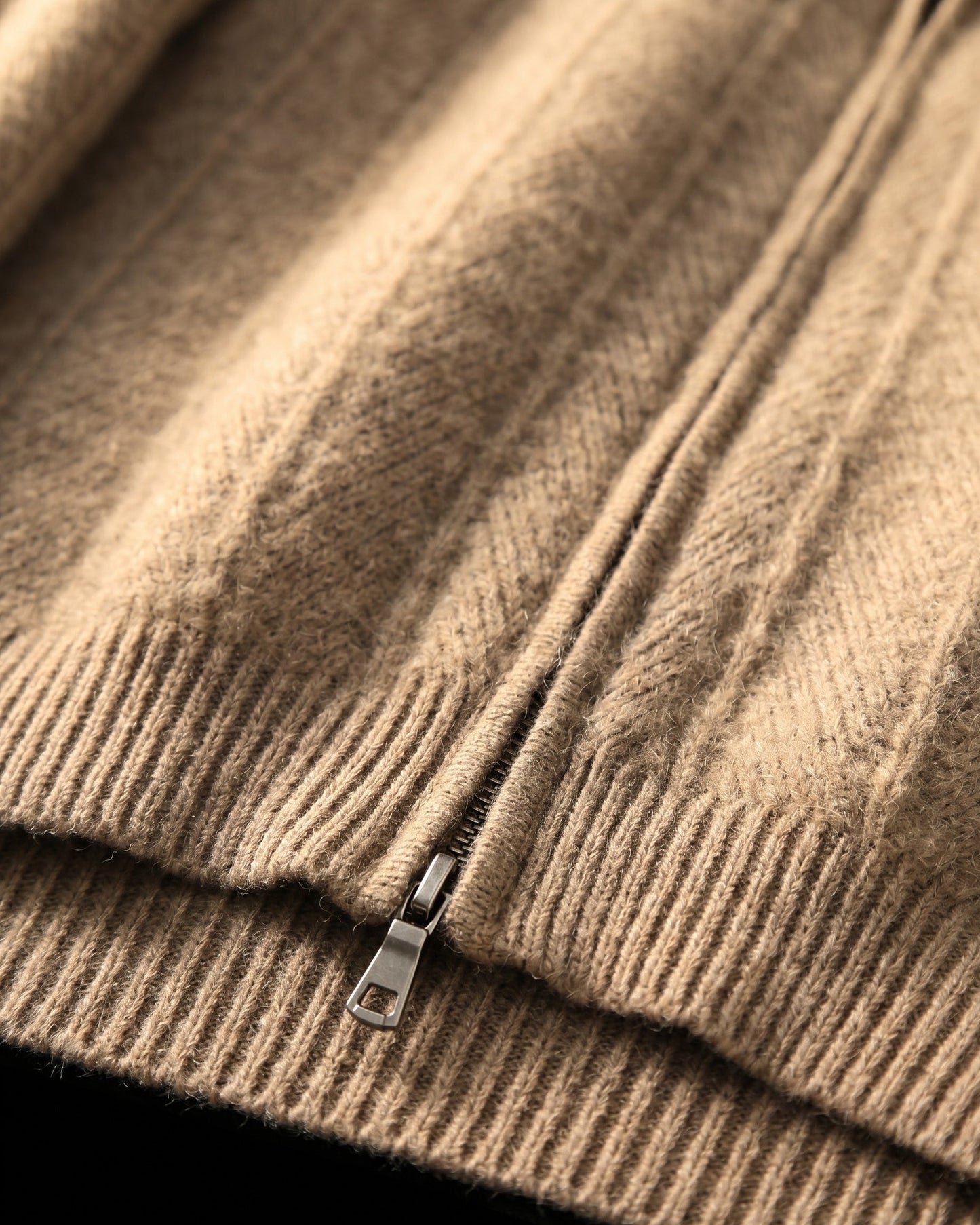 Serafino Cashmere Zip-Up Cardigan